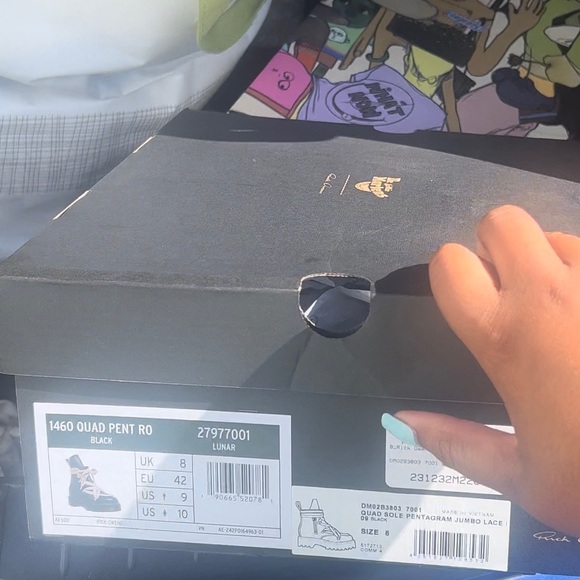 Rick Owen X Doc Martens 1460’s (NEVER WORN/WRONG SIZE) - Picture 11 of 11